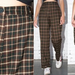 Brandy Melville plaid pant Amelia pants
